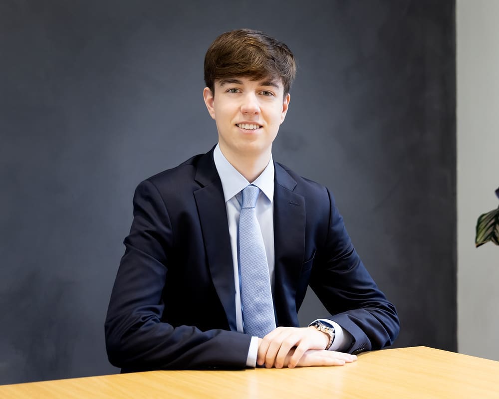 Adam Tyler, trainee financial adviser at Tees Law