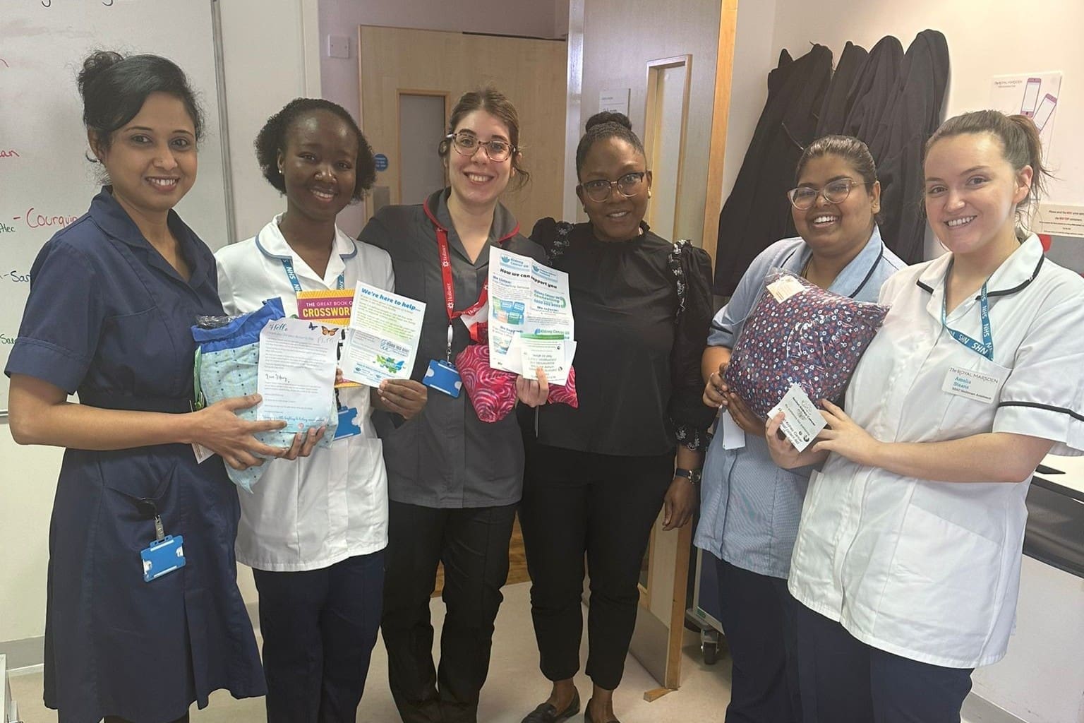 Flutter kidney cancer charity at Royal Marsden hospital